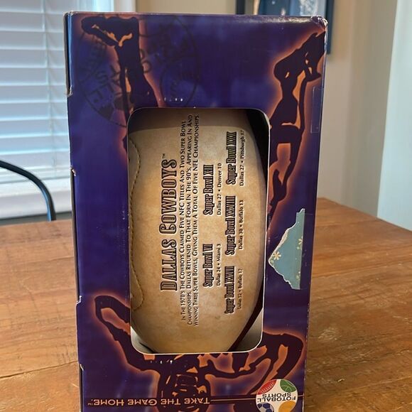 AUTOGRAPHED ROGER STAUBACH BALL! - Picture 3 of 5